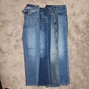 4 Pairs Of White House Black Market Denim. All Size 0.